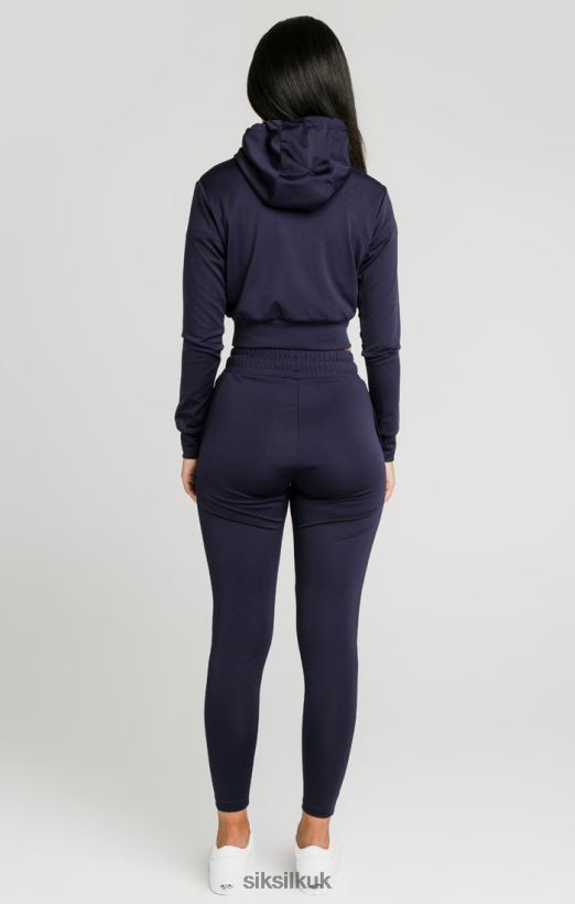 SikSilk Apparel 020XHH107 Navy Essential Track Top Women