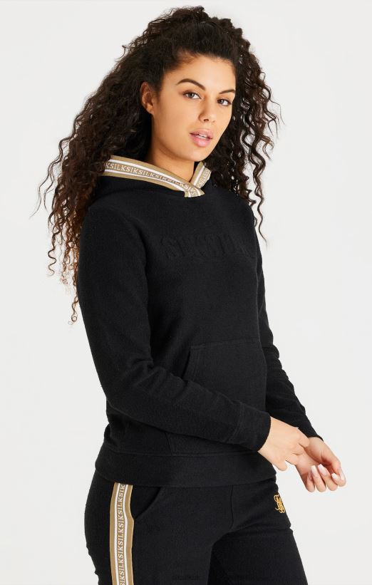 SikSilk Apparel 020XHH113 Black Overhead Hoodie Women