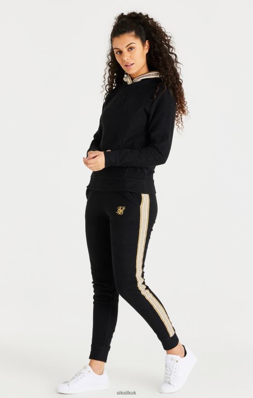 SikSilk Apparel 020XHH113 Black Overhead Hoodie Women