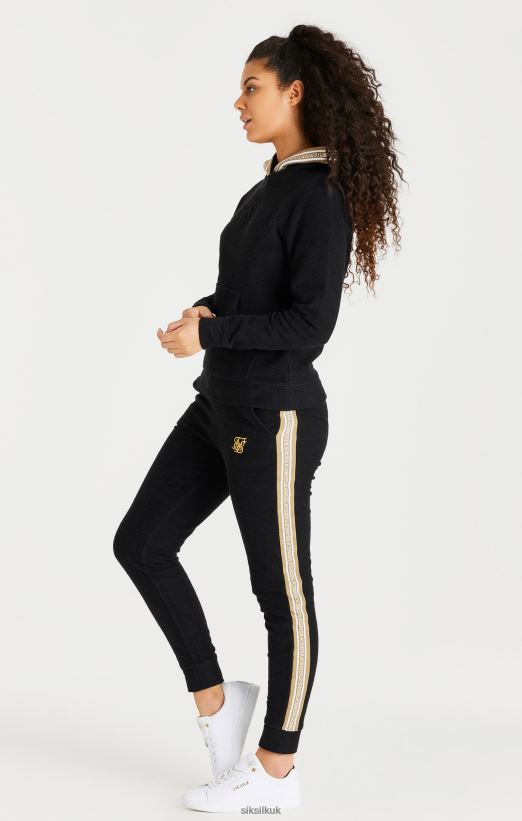 SikSilk Apparel 020XHH113 Black Overhead Hoodie Women