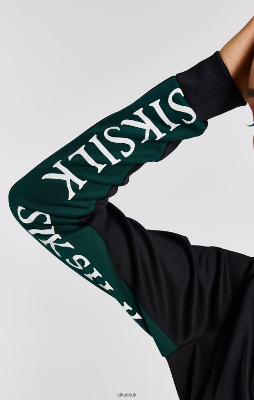 SikSilk Apparel 020XHH74 Black Track Top Women