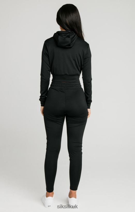 SikSilk Apparel 020XHH97 Black Essential Track Top Women