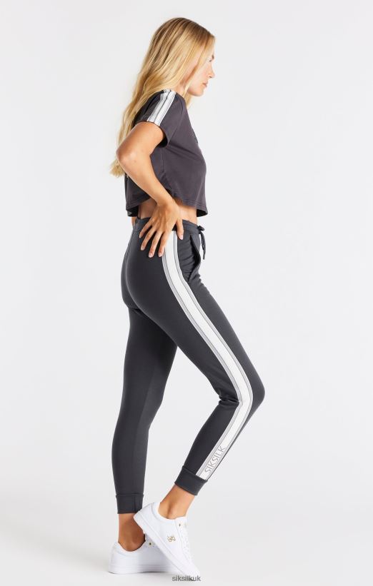 SikSilk Apparel 020XHH30 Grey Crop T-Shirt Women