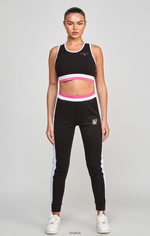 SikSilk Apparel 020XHH205 Black Retro Bralette Women