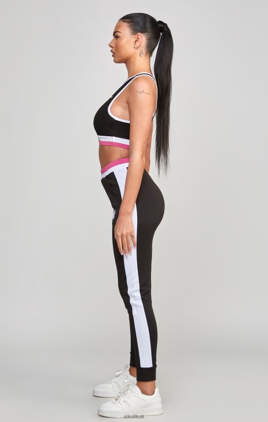 SikSilk Apparel 020XHH205 Black Retro Bralette Women