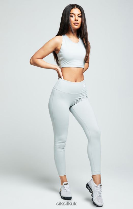 SikSilk Apparel 020XHH213 Grey Essential Gym Bralette Women