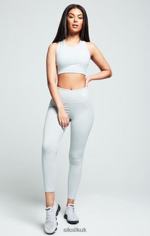 SikSilk Apparel 020XHH213 Grey Essential Gym Bralette Women
