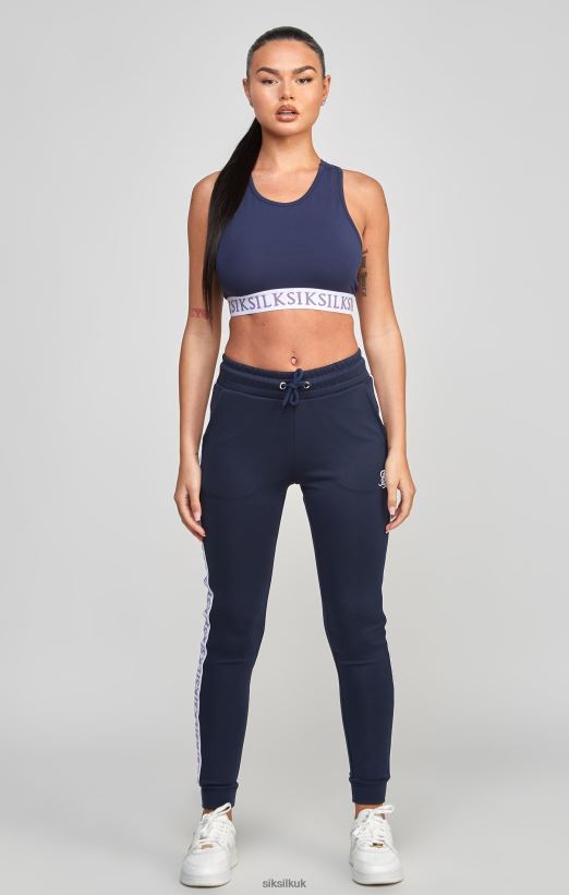SikSilk Apparel 020XHH54 Navy Tape Bralette Women