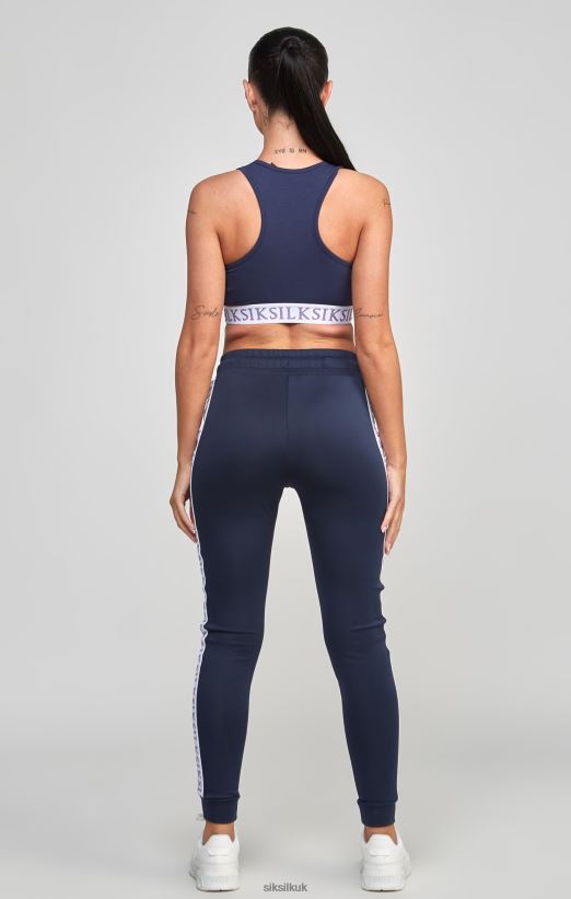 SikSilk Apparel 020XHH54 Navy Tape Bralette Women
