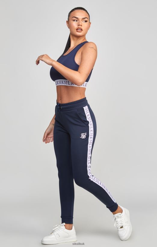 SikSilk Apparel 020XHH54 Navy Tape Bralette Women