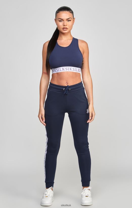 SikSilk Apparel 020XHH54 Navy Tape Bralette Women